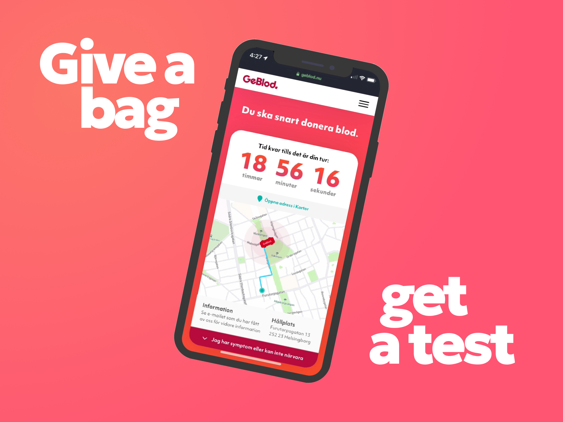 GeBlod concept for HackTheCrisis: Sustainable blood donation during the COVID19 crisis