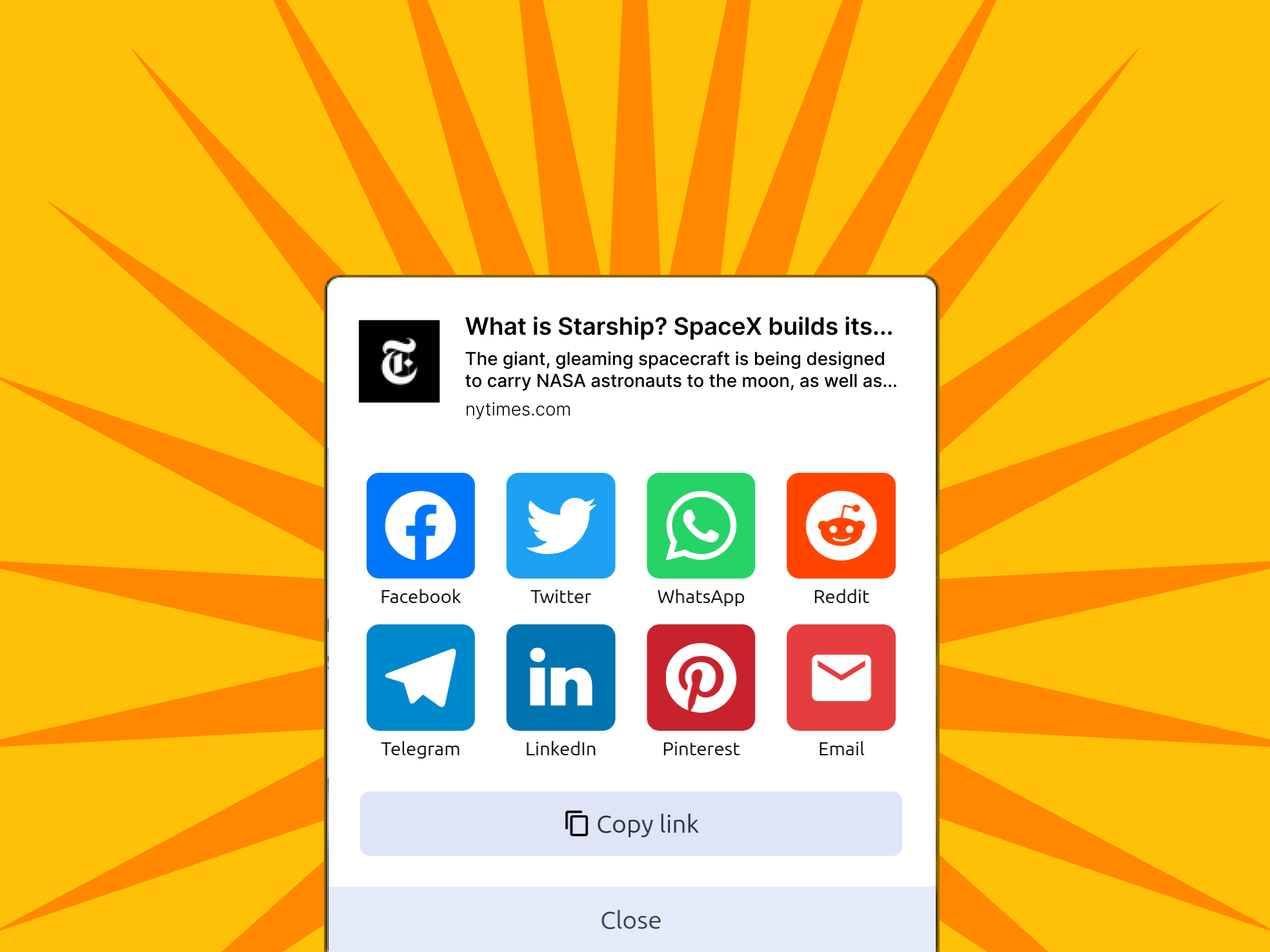 React Share On Social